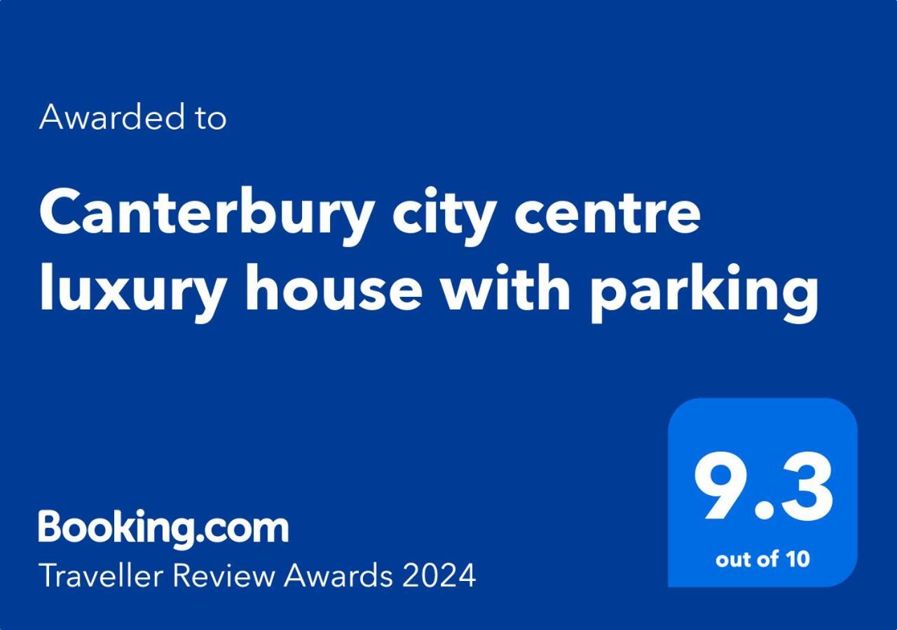 Luxury Central Home - Parking & Ev Point, Superking Bed Canterbury Exteriér fotografie
